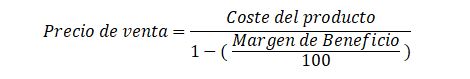 calcular el margen de beneficio