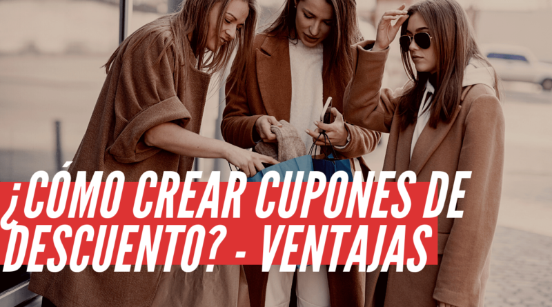 crear cupones de descuento