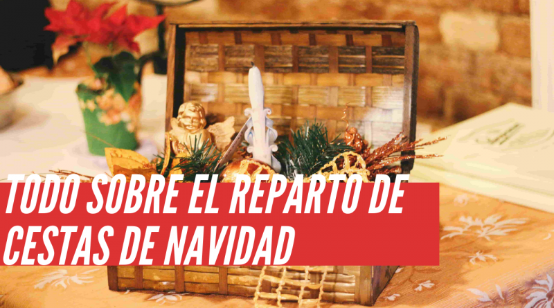 reparto de cestas de Navidad