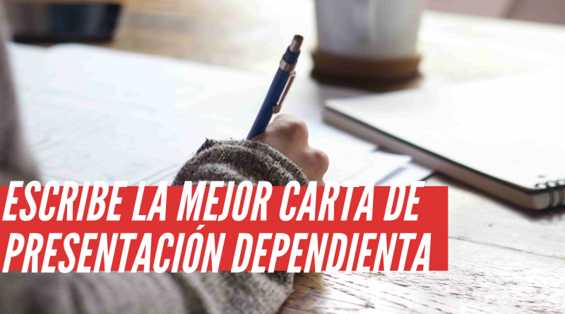 carta de presentacion dependienta