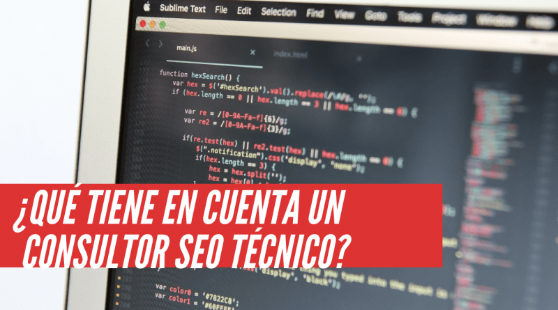 consultor SEO técnico