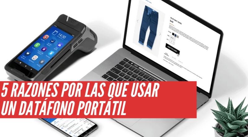 usar un datáfono portátil