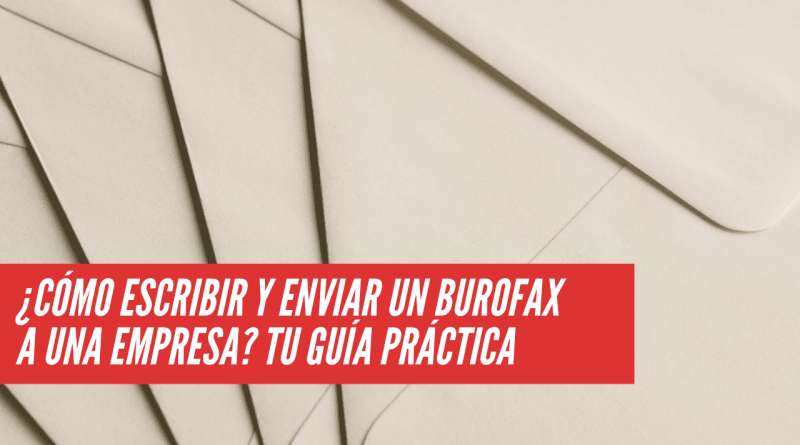 enviar burofax a empresa