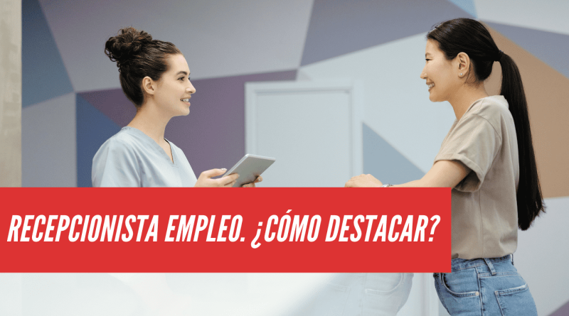 recepcionista empleo